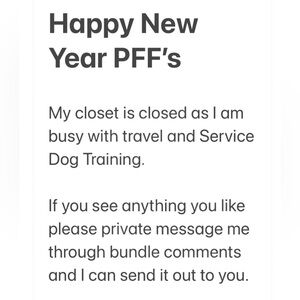 Happy New Year PFFs. Bundle Message Me if you see something you like.
